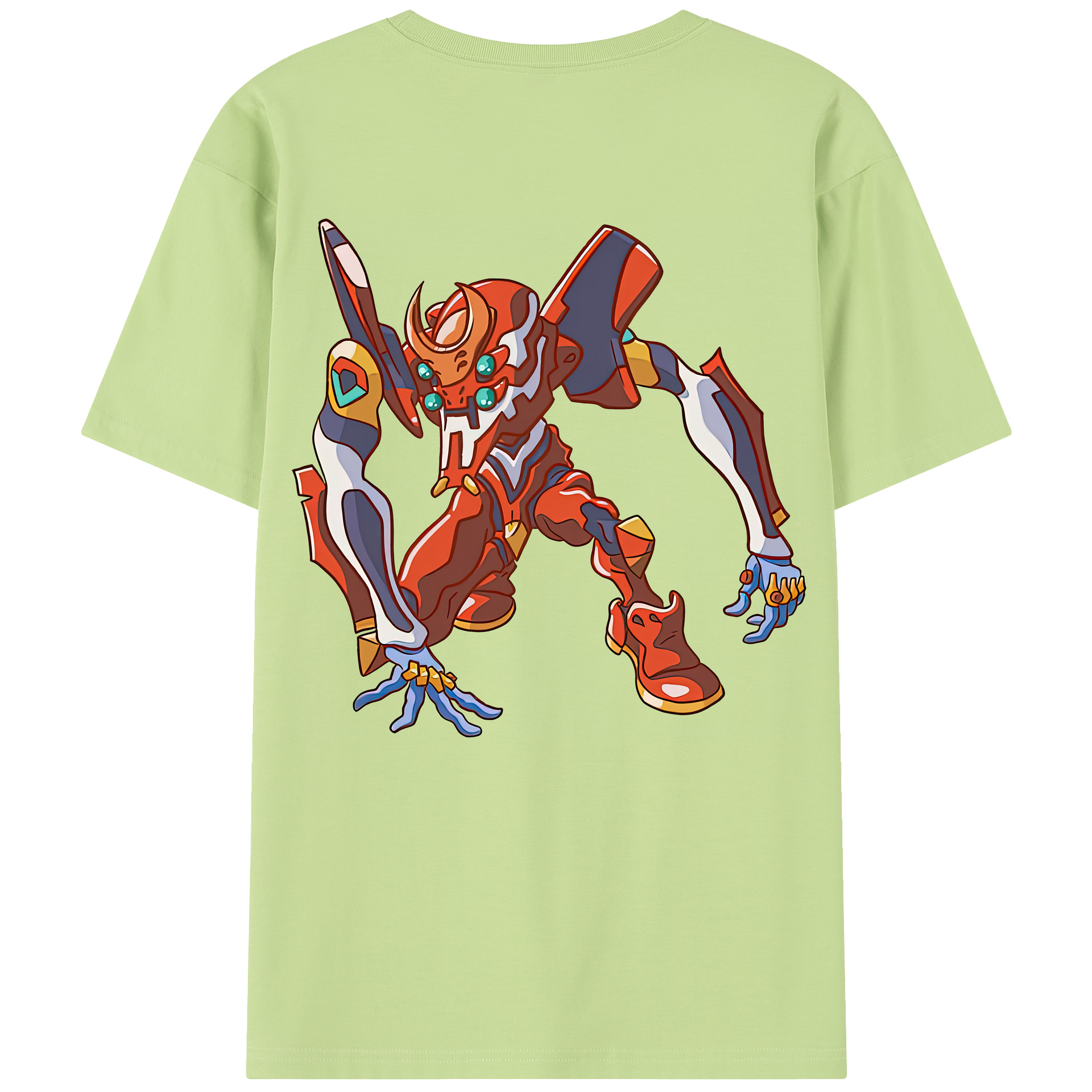 （画像用） EVA 新世紀エヴァンゲリオン 綿100％半袖Tシャツ（背面プリント）